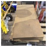 (6) 2' X 4'x1/2' Chipboard Wood Sheets For Shelvi