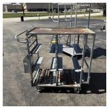 Rolling Metal Utility Cart