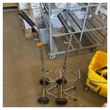 (2 Wheel) Tank Carts Approx. 4' Tall