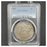 1902 Morgan Silver Dollar PCGS MS63