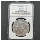 1902-O Morgan Silver Dollar NGC MS62