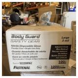 Case Of 1,000 Blue Nitrile Disposable Gloves - Lar
