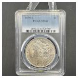 1879-S Morgan Silver Dollar PCGS MS61