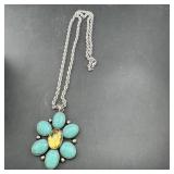 Turquoise Style Pendant Necklace