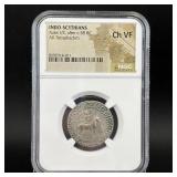 Indo-scythians Azes I/ii Ar Tetradrachm Ngc Ch Vf