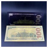 Gold Foil $100 Novelty Notes (2)