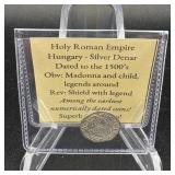 Hungary Silver Denar (1500s)