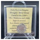 Hungary Silver Denar (1500s)