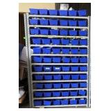 54-bin Organizing Rivet Racking; Approximately 52