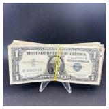 25 $1 Silver Certificates