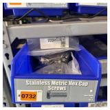 Stainless Metric Hex Cap Screws Bin