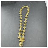 Yellow Orange Stone Earrings