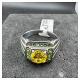 Green Stone Ring