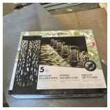 (5 Pack) Solar Bollard Lights
