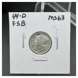 1944-D Mercury Silver Dime