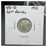1945-D Mercury Silver Dime
