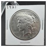 1921 Peace Silver Dollar