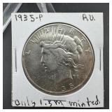 1935 Peace Silver Dollar
