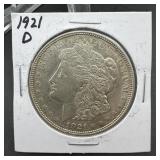 1921-d Morgan Silver Dollar