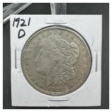 1921-d Morgan Silver Dollar