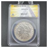 1899-O Morgan Silver Dollar MS62