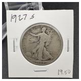 1927-S Walking Liberty Half Dollar