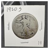 1920-S Walking Liberty Half Dollar