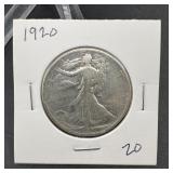 1920-D Walking Liberty Half Dollar
