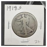 1918-S Walking Liberty Half Dollar