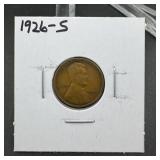 1926-S Wheat Cent
