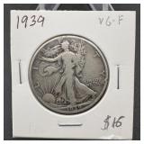 1939 Walking Liberty Half Dollar
