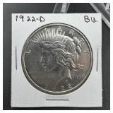 1922-D Peace Silver Dollar