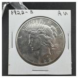 1922-S Peace Silver Dollar