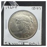 1923 Peace Silver Dollar