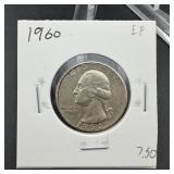 1960 Washington Silver Quarter