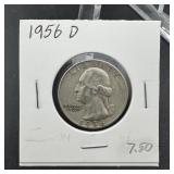 1955-D Washington Silver Quarter