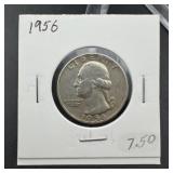 1956 Washington Silver Quarter