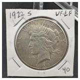 1922-S Peace Silver Dollar