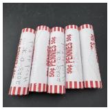 (5x Bid) Rolls 2023-D Lincoln Cents