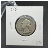 1946 Washington Silver Quarter