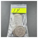 (10) Mixed Date Eisenhower Dollars