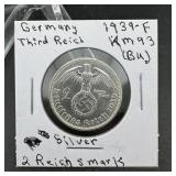 1939 German Silver Coin