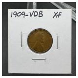 1909 VDB Wheat Cent