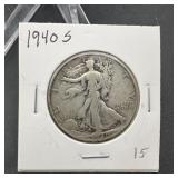 1940 S Walking Liberty Half Dollar