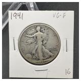 1941 Walking Liberty Half Dollar