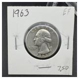 1963 Washington Silver Quarter