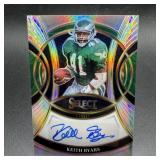 Keith Byars Autograph Silver Football Card