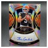 Dylan Gabriel Rookie Autograph Silver Football Car