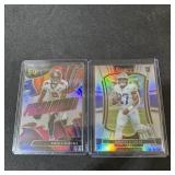 (2) Rookie Silver Football Cards