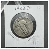 1928-D Standing Liberty Silver Quarter